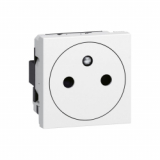 LEGRAND - GNIAZDO POJEDYNCZE Z UZIEMIENIEM 2P+Z ZACISKI AUTOMATYCZNE 2 MODUŁY 16A 250V BIAŁY - 278111L