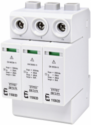 ETI - OGRANICZNIK PRZEPIĘĆ DC T2 (C) - DO SYSTEMÓW PV ETITEC EM T2 PV 1100/20 Y - 002440623