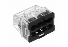 SIMET - SZYBKOZŁĄCZKA PC2258-CL MINI SAMOZACISKOWA BEZGWINTOWA DO DRUTÓW 0.5 - 2.5 mm2 8 TORÓW TRANSPARENTNY OPAKOWANIE 50 SZT. - 89005000