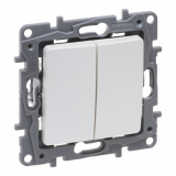 LEGRAND - ŁĄCZNIK ŚWIECZNIKOWY ZACISKI AUTOMATYCZNE 10AX PERŁOWY NILOE SELECTION - 762405