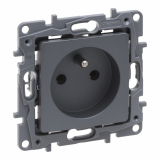 LEGRAND - NILOE SELECTION - GNIAZDO 2P+Z 16 A - 250 V~
(BEZ PRZESŁONY, ZACISKI ŚRUBOWE) STAL - 762340