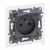 LEGRAND - NILOE SELECTION - GNIAZDO 2P+Z - IP44 16 A - 250 V~ - BEZ PRZESŁONY, ZACISKI ŚRUBOWE STAL - 762361