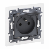 LEGRAND - NILOE SELECTION - GNIAZDO 2P+Z - IP44 16 A - 250 V~ - Z PRZESŁONĄ, ZACISKI ŚRUBOWE STAL - 762337