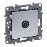 LEGRAND - NILOE SELECTION - GNIAZDO TV(MĘSKIE) PRZELOTOWE 14 DB ALUMINIUM - 762152