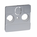LEGRAND - NILOE SELECTION - PLAKIETKA DO GNIAZD TELEWIZYJNYCH STOSOWANYCH 
PRZEZ OPERATORÓW TELEWIZJI KABLOWYCH (2-3 OTWORY) ALUMINIUM - 762160