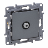 LEGRAND - NILOE SELECTION - GNIAZDO TV - 'TYPU F' KOŃCOWE DO INSTALACJI TYPU GWIAZDA 1 DB STAL - 762350
