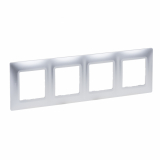 LEGRAND - NILOE SELECTION - RAMKA POCZWÓRNA ALUMINIUM - 762014