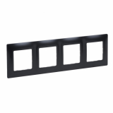 LEGRAND - RAMKA POCZWÓRNA ANTRACYT NILOE SELECTION - 762024