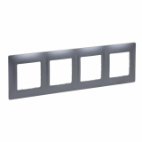 LEGRAND - NILOE SELECTION - RAMKA POCZWÓRNA STAL - 762054
