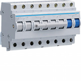 HAGER - MODUŁOWY PRZEŁĄCZNIK I-0-II SIEĆ-AGREGAT 4P 63A - SF463