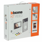LEGRAND - ZESTAW 1-RODZINNY Z WIDEODOMOFONEM CLASSE 100 SMART WI-FI Z PANELEM LINIA 3000 W KOLORZE ALUMINIUM - 364614