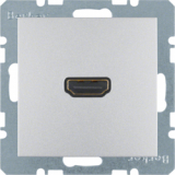 HAGER - GNIAZDO HDMI ALU MAT B.1/B.7 - 3315421404