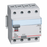 LEGRAND - WYŁĄCZNIK RÓŻNICOWY 63A/30MA 4 BIEGUNY TYP AC P304 - 411709