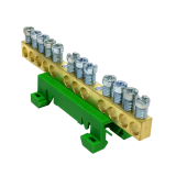 MOREK - PE12 kolor zielony 12x16mm2 Listwa zaciskowa uziemiająca - MAD0012G15
