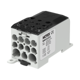 MOREK - OJL280A czarny blok dystrybucyjny - rozdzielczy we. 1xAl/Cu120 wyj. 2x35/5x16/ 4x10mm2  1000VAC/DC - MAB1281S10
