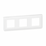 LEGRAND - MOSAIC RAMKA POTRÓJNA POZIOMA - 3X2 MODUŁY BIAŁA DO UCHWYTU NR. REF. 0802 53 - 277806L