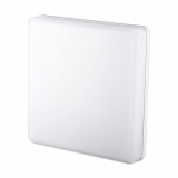 V-TAC -  25W Plafon LED / IP44 / Chip Samsung / Barwa:4000K / Klosz PC / Kwadrat - 13969
