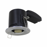 V-TAC - VT-703 Oprawa wpuszczana downlight GU10 / Ognioodporność min: 30-60-90 / Źródło zamykane pierścieniem / Chrom - 8918
