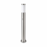 V-TAC - VT-838 Słupek ogrodowy z PIR / Obudowa: Stal nierdzewna / Wysokość: 80cm / Gniazdo: E27 / IP44 / Kolor: Satynowy nikiel - 8960