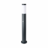 V-TAC - VT-838 Słupek ogrodowy z PIR / Obudowa: Stal nierdzewna / Wysokość: 80cm / Gniazdo: E27 / IP44 / Kolor: Szary - 8966
