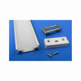 V-TAC - Profil Aluminiowy do paska LED na powierzchniowy / 26.5x9x100mm / Klosz: Mleczny / Kolor: Aluminium - 9986