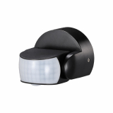 V-TAC -  Czujnik ruchu PIR / Ścienny / IP65 / Obudowa: Czarna - 6610