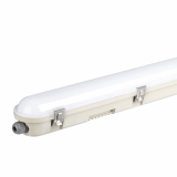V-TAC - VT-150148 48W Lampa hermetyczna 150CM / Chip Samsung / Klosz Mleczny / Klipsy: stal nierdzewny / Barwa:4000K - 20215
