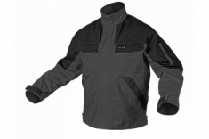 HOGERT - BLUZA OCHRONNA ROZPINANA ROZMIAR XL / 54 GRAFITOWA EDGAR II - HT5K284-1-XL