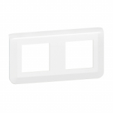 LEGRAND - MOSAIC RAMKA PODWÓJNA POZIOMA - 2X2 MODUŁY BIAŁA DO UCHWYTU NR. REF. 0802 52/58 - 277804L