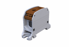 SIMET - ZŁĄCZKA SZYNOWA GWINTOWA STB 50 AL/CU 87310 SIMBLOCK BRĄZOWY - 81001015