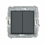 KARLIK - MINI; Mechanizm łącznika świecznikowego grafit mat - 28MWP-2