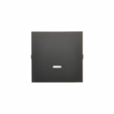 KONTAKT SIMON - Klawisz z oczkiem do mechanizmów: SW1M, SW6M, SW7M, SP1M; czarny - DKW1L/49