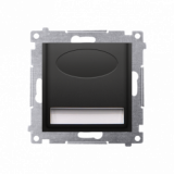 KONTAKT SIMON - Oprawa oświetleniowa LED, 14 V DC, 0.56 W, białe neutralne 4000 K; czarnyy !Wymagany zasilacz 14V - DOS14B.01/49