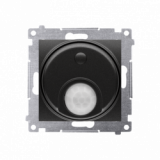KONTAKT SIMON - Łącznik z czujnikiem ruchu (moduł) 20-500 W; czarny - DCR10T.01/49