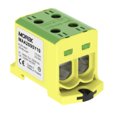 MOREK - OTL95-2 żółto-zielony 2xAl/Cu 6-95mm2 1000V AC/1500V DC Zacisk uniwersalny - MAA2095Y10