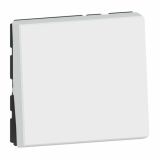 LEGRAND - ŁĄCZNIK SCHODOWY - 2 MODUŁY BIAŁY ANTYBAKTERYJNY 10AX-250V~ MOSAIC - 078711L