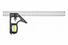 HOGERT - KĄTOWNIK STOLARSKI Z POZIOMNICĄ 300 MM - HT4M217