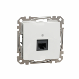 SCHNEIDER ELECTRIC - GNIAZDO KOMPUTEROWE POJEDYNCZE RJ45 KAT.5E UTP BIAŁY SEDNA DESIGN - SDD111451
