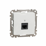 SCHNEIDER ELECTRIC - GNIAZDO KOMPUTEROWE POJEDYŃCZE RJ45 KAT.6 UTP BIAŁY SEDNA DESIGN - SDD111461