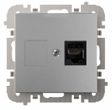 ELEKTRO-PLAST NASIELSK - VESTRA Gniazdo podtynkowe 1xHDMI bez ramki, kolor srebrny. - 3891-16