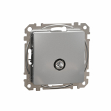 SCHNEIDER ELECTRIC - Gniazdo TV końcowe (4dB), srebrne aluminium Sedna Design - SDD113471