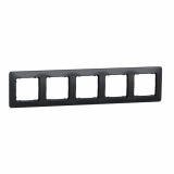 SCHNEIDER ELECTRIC - RAMKA PIĘCIOKROTNA CZARNY ANTRACYT SEDNA DESIGN - SDD314805