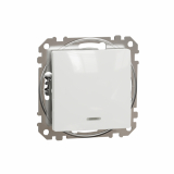 SCHNEIDER ELECTRIC - ŁĄCZNIK SCHODOWY Z PODŚWIETLENIEM 16AX BIAŁY SEDNA DESIGN - SDD111106L