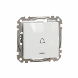 SCHNEIDER ELECTRIC - Sedna Design, Przycisk 'dzwonek' z podświetleniem, biały - SDD111131L