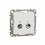 SCHNEIDER ELECTRIC - Sedna Design, Gniazdo R/TV przelotowe (7dB), białe - SDD111474R