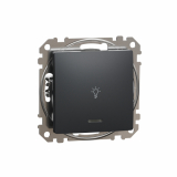 SCHNEIDER ELECTRIC - Sedna Design, Przycisk 'światło' z podświetleniem, czarny antracyt - SDD114132L