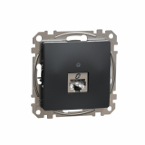 SCHNEIDER ELECTRIC - GNIAZDO KOMPUTEROWE POJEDYNCZE RJ45 KAT.5E STP CZARNY ANTRACYT SEDNA DESIGN - SDD114451S