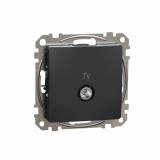 SCHNEIDER ELECTRIC - GNIAZDO ANTENOWE TV PRZELOTOWE 10DB CZARNY ANTRACYT SEDNA DESIGN - SDD114478