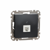 SCHNEIDER ELECTRIC - Sedna Design, Gniazdo telefoniczne RJ11, czarny antracyt - SDD114491