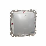 SCHNEIDER ELECTRIC - Sedna Design, Łącznik 2-biegunowy IP44, srebrne aluminium - SDD213102